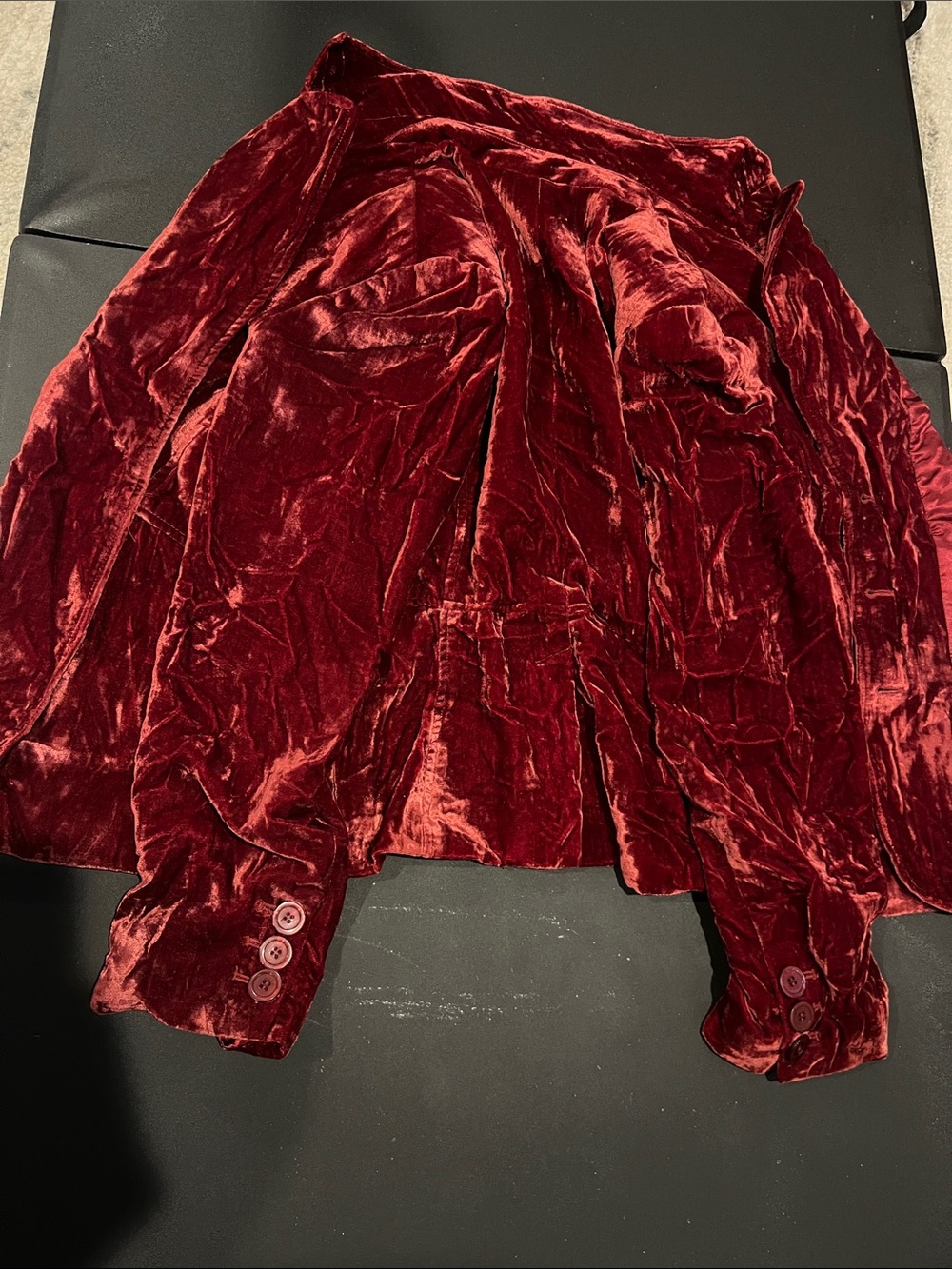 Lane Bryant Red Velvet Blazer Jacket